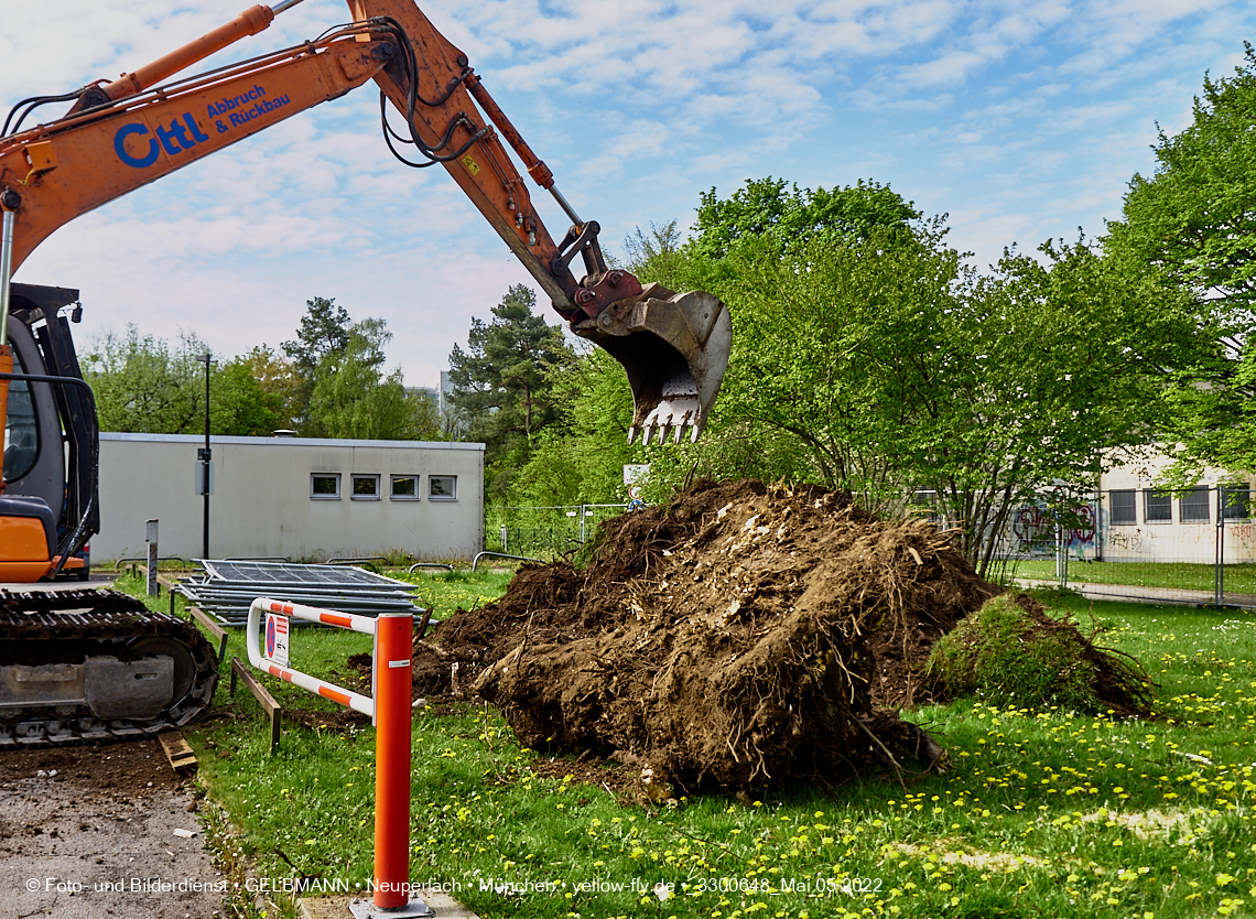 05.05.2022 - Baustelle am Haus für Kinder in Neuperlach
